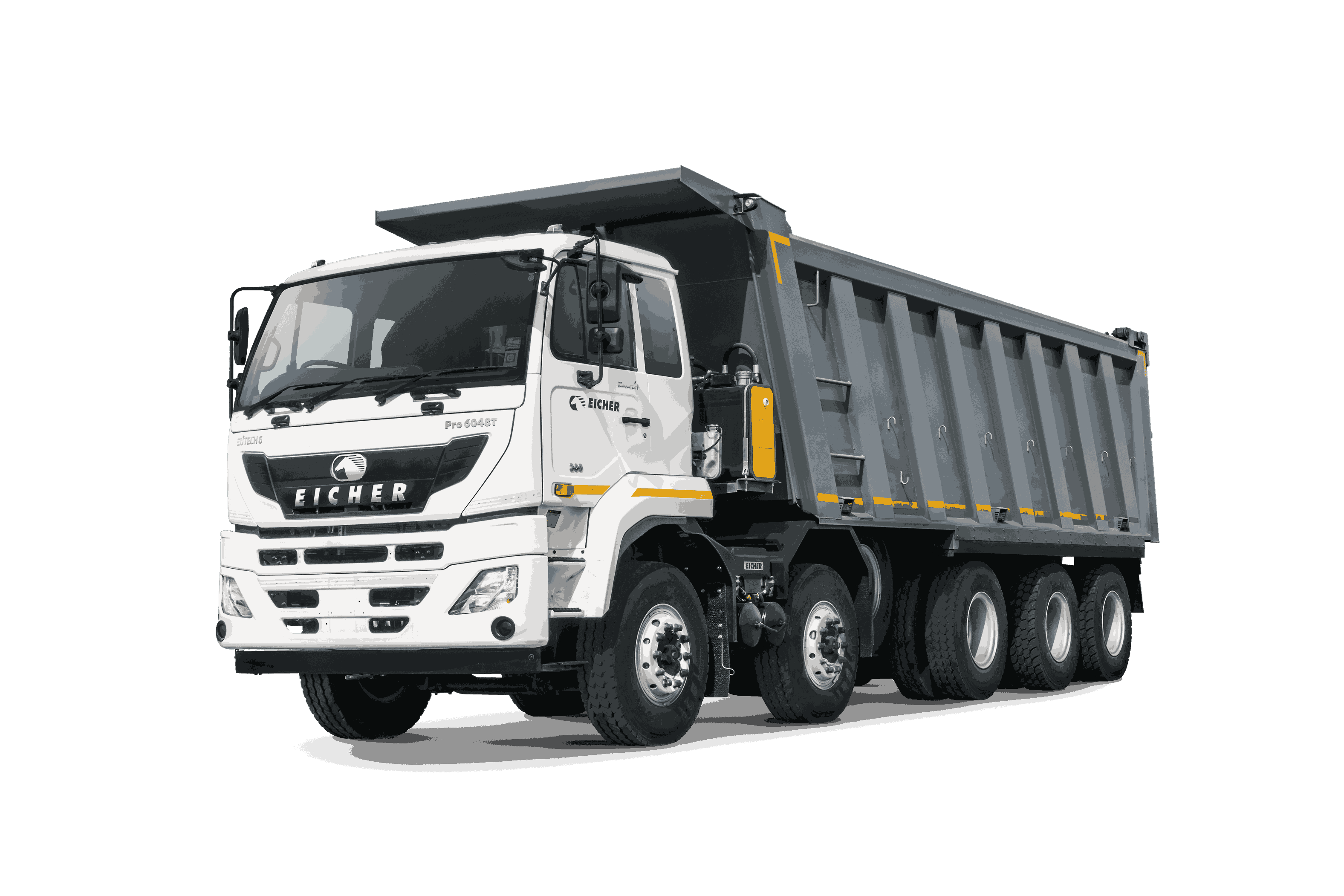 Heavy dumper trucks for material transportation